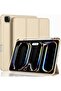 2024 iPad Pro 13 Inch Gold Smart Case – With Pencil Holder, Touch ID Compatibility, and Auto Wake/Sleep Function