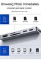 7 in 1 USB C Hub with 5 Gbps USB-C, 2 USB-A 3.0, PD 100W, 4K HDMI, SD/TF Card Reader - 5