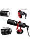 On Camera Shotgun Video Microphone by-MM1 for iPhone Huawei Android Smartphone Canon Nikon Sony DSLR Cameras - 3