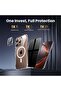 Privacy Case for iPhone 16 Pro, Clear Magnetic Case with Privacy Screen Protector & Camera Protector - 2