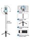 Extendable Selfie Stick with LED Light, Remote & Tripod for iPhone/Android - 2