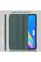 Midnight Green Trifold Smart Case for iPad Pro 11-Inch (2022/2021) - Soft TPU Back, Pencil Holder, Auto Wake/Sleep, and Charging Support - 3