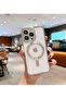 Magnetic Case for iPhone 14 Pro Max [MagSafe] Camera Lens Protector Plating Luxury Cover - 4