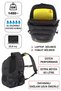 Large Size Travel Daily Backpack 60 Liters 17.3 Inch Shock Absorbing Protection Waterproof Fabric Dada 09 Black - 6