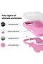 iPhone 16 Pro Case Cover - Full Body Protection, Shockproof, Slim, Anti-Scratch, Soft Microfiber Lining (Hot Pink) - 3