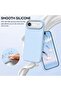 iPhone 17 Air Smooth Liquid Silicone Soft Cover with Microfiber Lining – Slim Fit Shockproof Case - 3