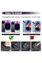iPhone 14 Pro/14 Pro Max Camera Lens Protector, Diamonds Bling Tempered Glass - Diamond Black - 2