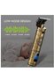 Upgraded Hair Trimmer Beard Clippers for Men Professional USB Electric Hair Clippers for Hair Cutting T Blade Gold Trimmers Pro Li Cordless Outliner Zero Gaped - 5