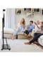 Mobile TV Stands Cart on Wheels for 42 to 86 Inch LED Flat/Curved TVs, TV Stand with Height Adjustable Shelves, Rolling Floor TV Cart, Holds Up to 220 lbs, Conference Commercial Home - 7