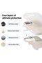 iPhone 16 Pro Case Cover - Full Body Protection, Shockproof, Slim, Anti-Scratch with Soft Microfiber Lining - Stone - 2