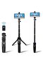 48" Compact Selfie Stick & Tripod, Extendable, Wireless Bluetooth Remote, Lightweight Aluminum, Travel Ready, Compatible with iPhone 14 13 12 Pro Xs Max Xr