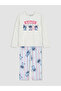 Esvab • Modern & Distinctive Popular Cartoon Hero Themed Printed Girls' Pajama Set