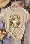 I' m Feline Good Cat Printed Women's Cotton T-Shirt