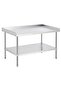 48 x 30 x 30 Inch Stainless Steel Grill Stand, NSF Certified Commercial Kitchen Prep Table with 2 Inch Splashback, Heavy Duty 400 lb Equipment Table - 3