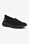 Women BOARD Memory Foam Slip-On Running Shoes-Black