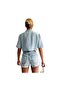 Women's Cropped Shirt – Chic & Playful Summer Essential, Baby Blue - 2