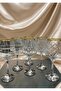 3-Piece Patterned Cut Decorated Gold-Legged Water & Soft Drink Glass Set – 6 Pieces Stylish Presentation – Premium Glass Design