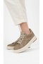 Orevıa Women's Sneaker with Stone Laces, Thick High Sole, Shiny, Daily Stylish, Comfortable Sports Shoes - 6