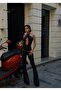 Women's Cross-Collar Spanish-Style Full Lycra Jumpsuit