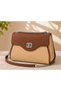 Genuine Leather Women's Shoulder Bag 28×19×10 cm | Matching Wallet | Luxury Chain Handbag | Ladies Leather Purse - 3