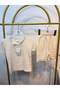 Girl's and Boy's Cream Muslin Shorts Set - 3