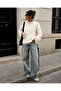 Women's Crew Neck Oversize Basic Knitwear Sweater