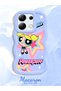Redmi Note 13 4g Compatible Case Camera Protector Blue Silicone Couple Phone Case Powerpuff Pattern - 2