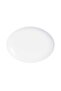 Diwali 33 cm Plain Opal Oval Plate, P6032 - 2