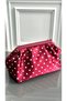 Polka Dot Detailed Satin Fabric Women's Portfolio (Handbag, Crossbody Bag, Shoulder Bag)Ckn-Polka Dot-Portfolio - 3