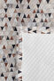 Gray Geometric Modern Young Room Single Pique Set-Beige Anthracite 160X220Cm Quilted Bedspread - 7