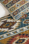 Bohemian Ethnic Blue Young Room Single Pique Set-Hardal Turquoise 160X220 cm Quilted Bedspread - 3