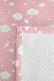 Pink Cloud Moon Star Girls' Pique Set - Pastel Sky Baby Room Bedspread - 160X220 cm - 7