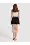 Black Regular Shorts Skirt 50321258-Vr046 - 5