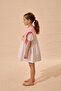 Elma Embroidered Striped Dress Pink - 2
