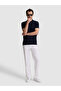 Navy Blue Slim Fit Modal Blend Polo Collar Knitwear T-Shirt 50320578-Vr033 - 4