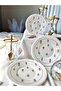 Pastel Garden Model 12 Piece Luxury Tea Set for 6 People - 4