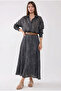 Batik Patterned Organic Fabric Shirt Skirt Lined Set
