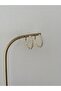Special Series Full Round Zircon Stone Medium Size Xp Gold Hoop Earrings - 2