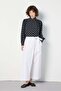 بنطلون بمظهر تنورة أبيض 31060 - 2