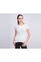 Women HeatGear Armour T-shirt, White