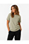 Women's T-Shirt Plain Gray - 2