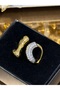 Round stone detailed ring - 3