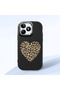 Realme C53 Compatible Case Camera Protector Black Silicone Couple Phone Case Heart Pattern