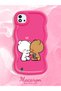 Realme C20 Compatible Case Camera Protector Red Silicone Couple Phone Case Cute Pattern - 2