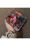Redmi Note 14 Compatible Silicone Edge Hard Back Case Couple Phone Case with Floral Pattern - 4