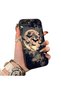iPhone 7 Plus Compatible Silicone Edge Hard Back Case Couple Phone Case Evening Patterned