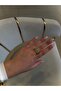 Baguette Chain Patterned Ring - 2