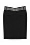 Plus Size Knitted Stone Pencil Skirt - 2