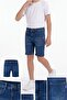 Boy's Lycra Denim Shorts Pnt6011 - 4