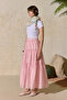 Pink Patchwork Skirt - 4